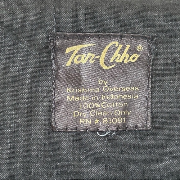 Tan-Chho VTG Women’s Beaded Vest Fits Up to Large Mustard Blue Red Bird Floral - Picture 11 of 11